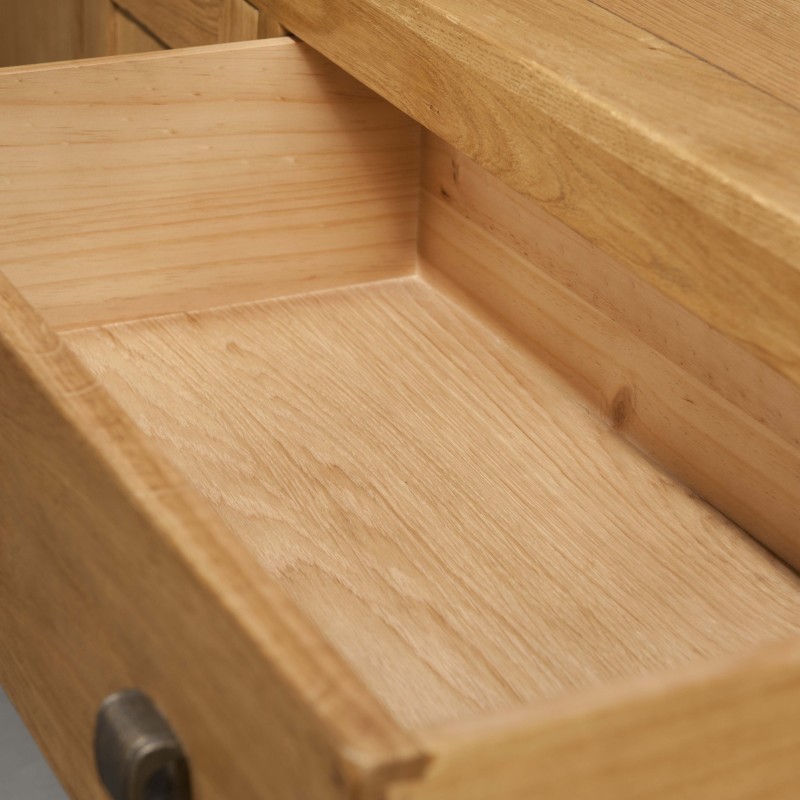 Avon Oak Small Console 1 Drawer and Shelf