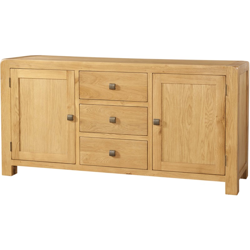 Avon Oak Large 2 Door 3 Drawer Sideboard 