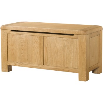Avon Oak Blanket Box