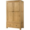 Avon Oak Double Wardrobe with 2 Drawers