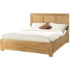 Avon Oak 4' 6" Double Bed with 2 Storage Drawers