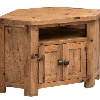 Aztec Oak Corner TV Cabinet