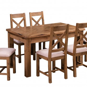 Aztec Rustic Oak Dining Chair