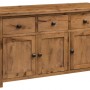 Aztec Oak Large Sideboard