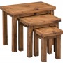 Aztec Oak Nest of Tables
