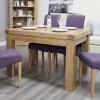 Bordeaux Oak Small 1 Leaf Extending Dining Table