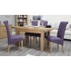 Bordeaux Oak Small 1 Leaf Extending Dining Table