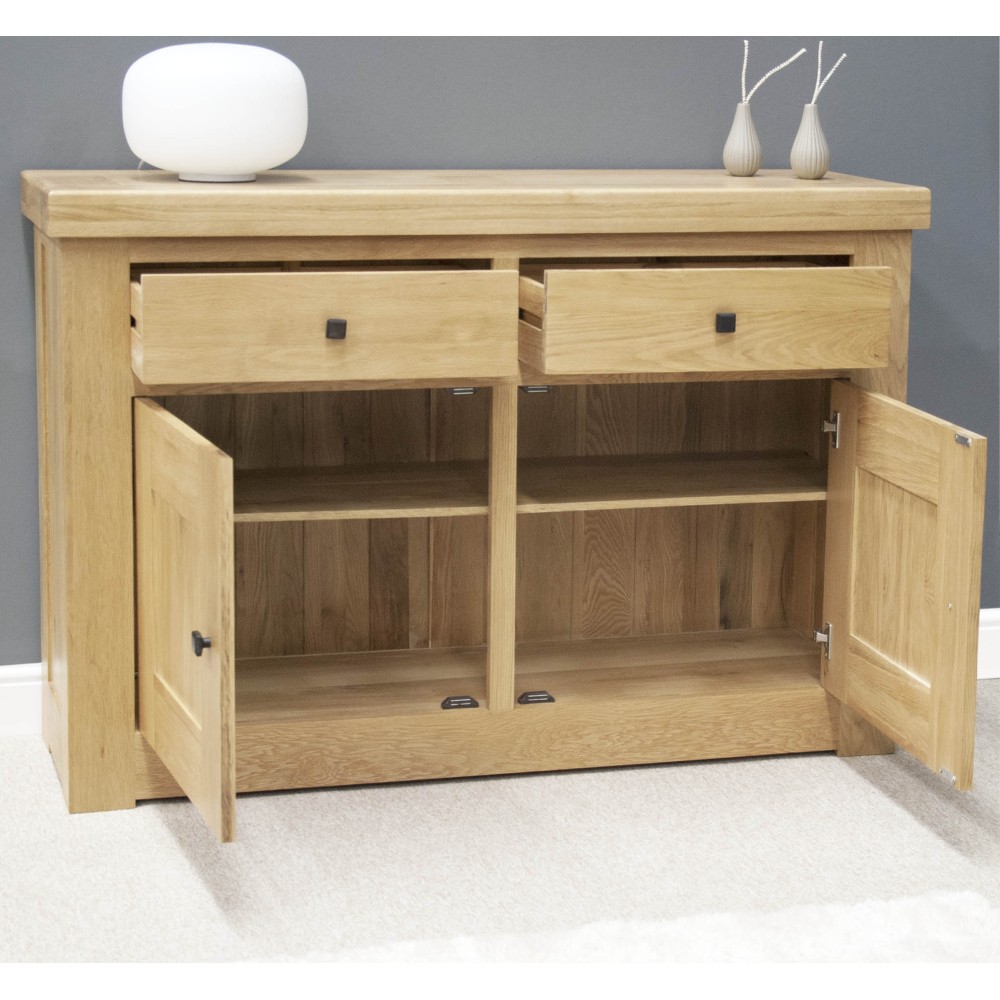 Bordeaux Oak 2 Door 2 Drawer Sideboard Bordeaux Oak 2 Door 2 Drawer Sideboard