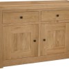 Bordeaux Oak 2 Door 2 Drawer Sideboard