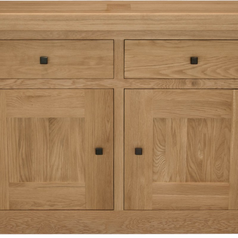 Bordeaux Oak 2 Door 2 Drawer Sideboard