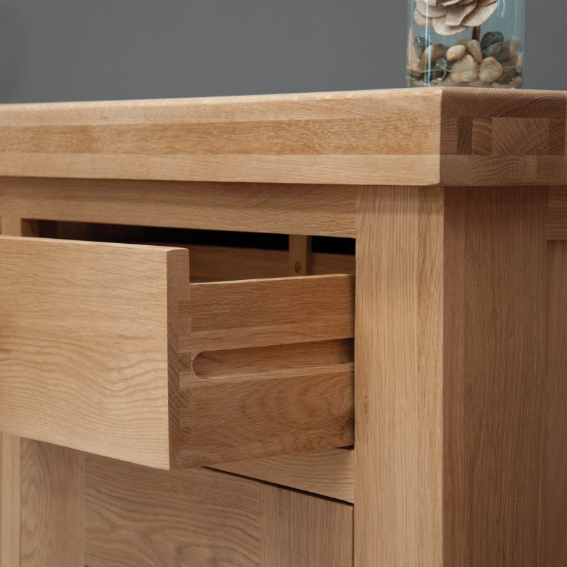 Bordeaux Oak 2 Door 2 Drawer Sideboard