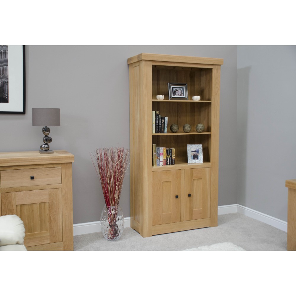 Bordeaux Oak 2 Door Bookcase Bordeaux Oak 2 Door Bookcase