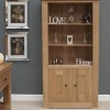 Bordeaux Oak 2 Door Bookcase