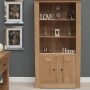Bordeaux Oak 2 Door Bookcase