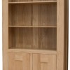 Bordeaux Oak 2 Door Bookcase