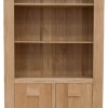Bordeaux Oak 2 Door Bookcase
