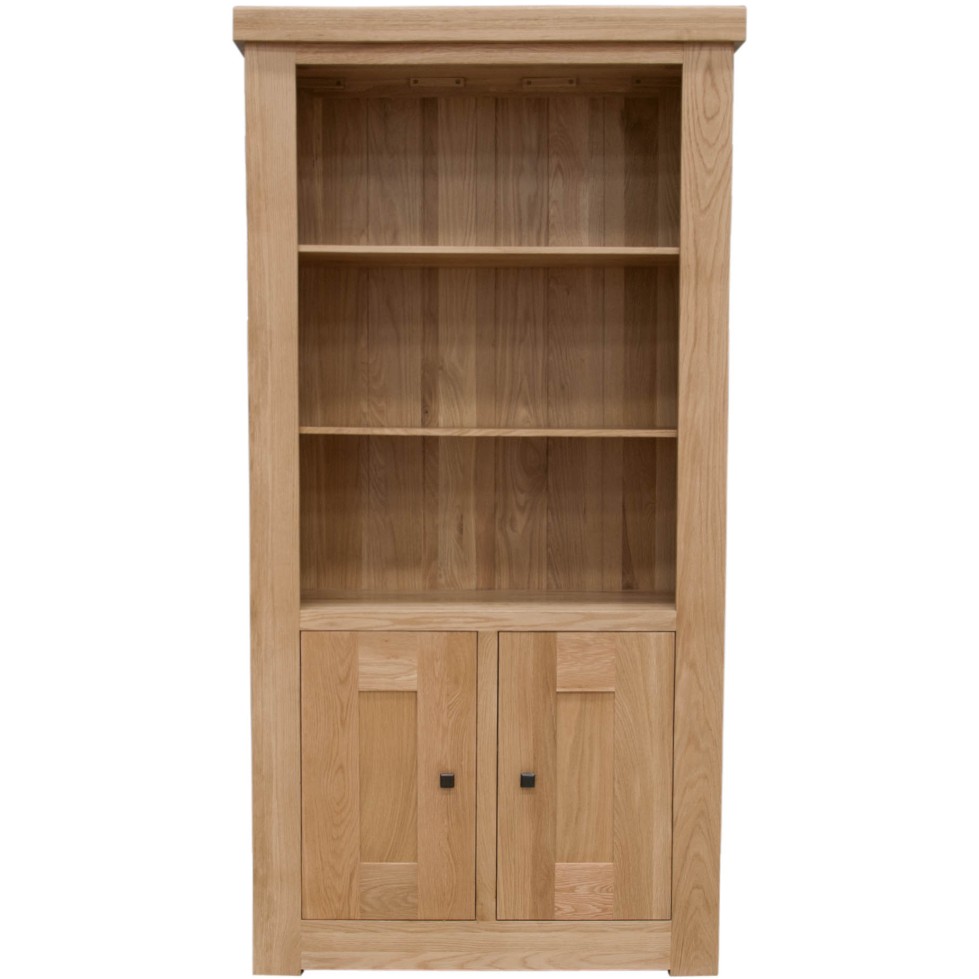 Bordeaux Oak 2 Door Bookcase Bordeaux Oak 2 Door Bookcase