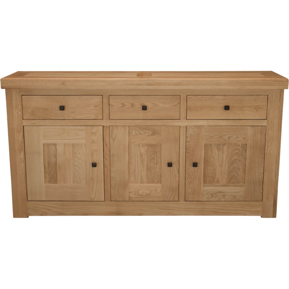 Bordeaux Oak 3 Door 3 Drawer Sideboard