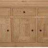 Bordeaux Oak 3 Door 3 Drawer Sideboard