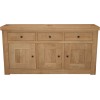 Bordeaux Oak 3 Door 3 Drawer Sideboard