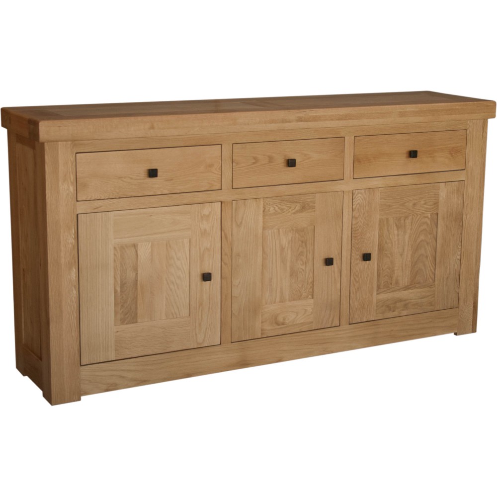 Bordeaux Oak 3 Door 3 Drawer Sideboard