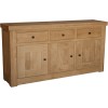 Bordeaux Oak 3 Door 3 Drawer Sideboard