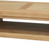 Bordeaux Oak Coffee Table with Shelf