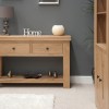 Bordeaux Oak Console Table