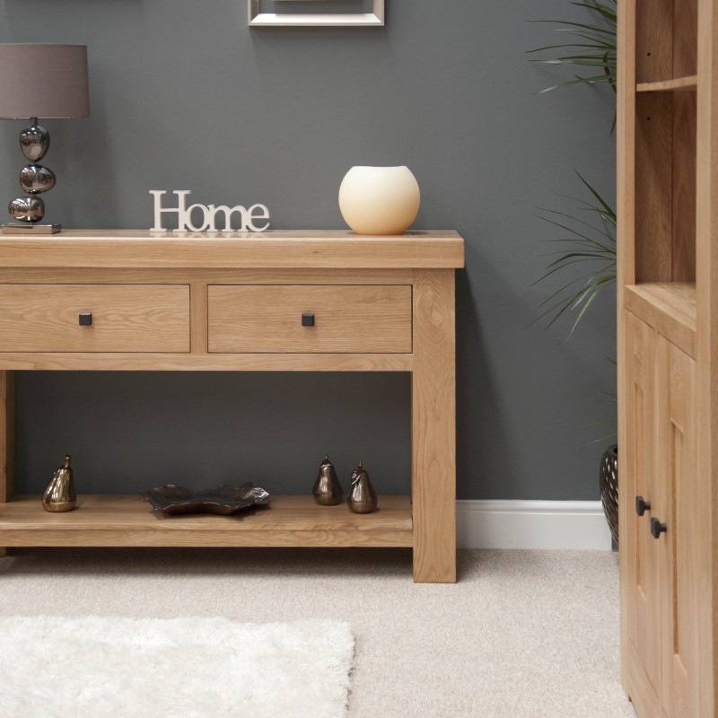 Bordeaux Oak Console Table