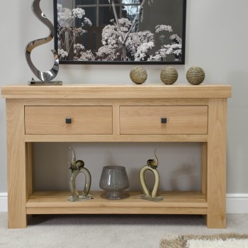 Bordeaux Oak Console Table