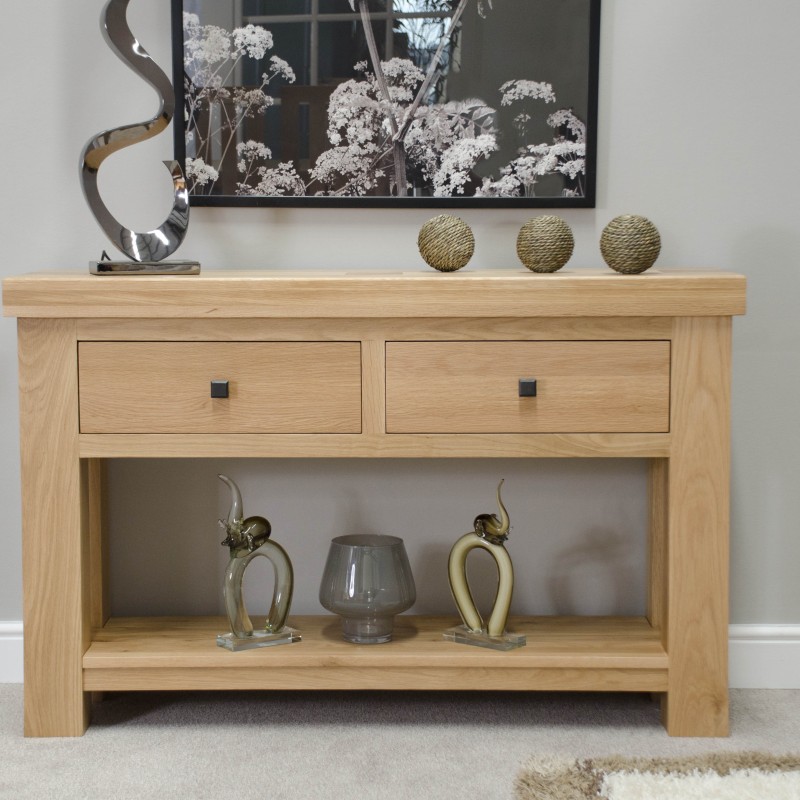 Bordeaux Oak Console Table
