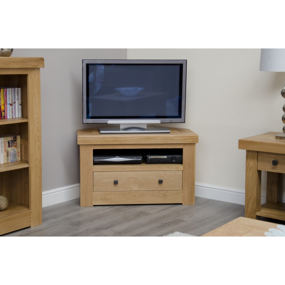 Bordeaux Oak Corner TV Unit