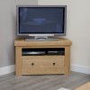Bordeaux Oak Corner TV Unit