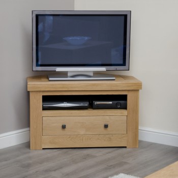 Bordeaux Oak Corner TV Unit