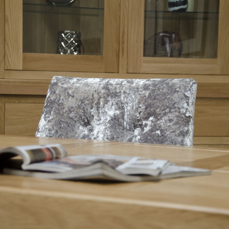 Bordeaux Oak Twin Panel LARGE Extending Dining Table 