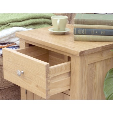 Mobel Oak One Drawer One Door Lamp Table Mobel Oak One Drawer One Door Lamp Table
