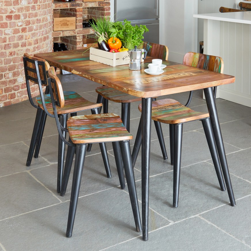 Coastal Chic Large Rectangular Dining Table