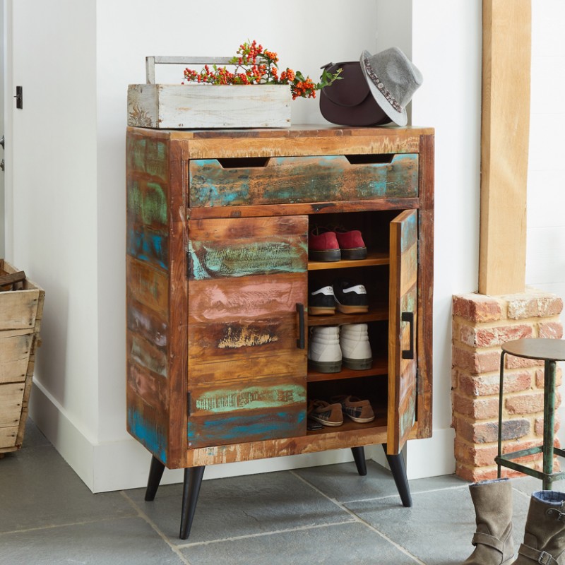 Coastal Chic Shoe Cupboard