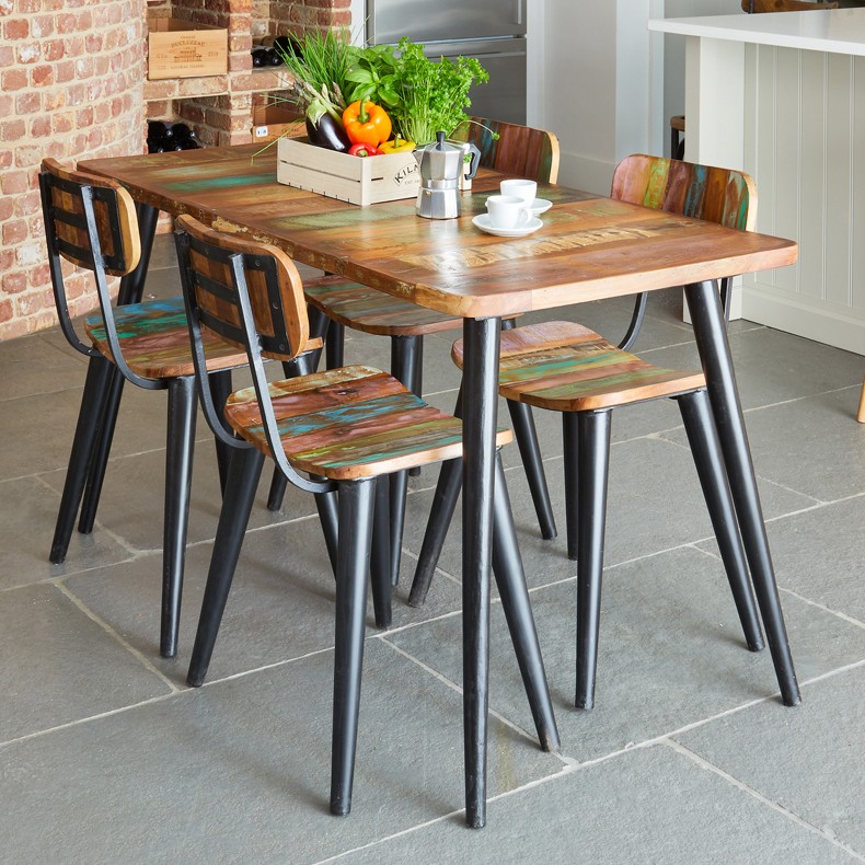 Coastal Chic Small Rectangular Dining Table