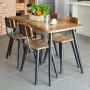 Coastal Chic Small Rectangular Dining Table
