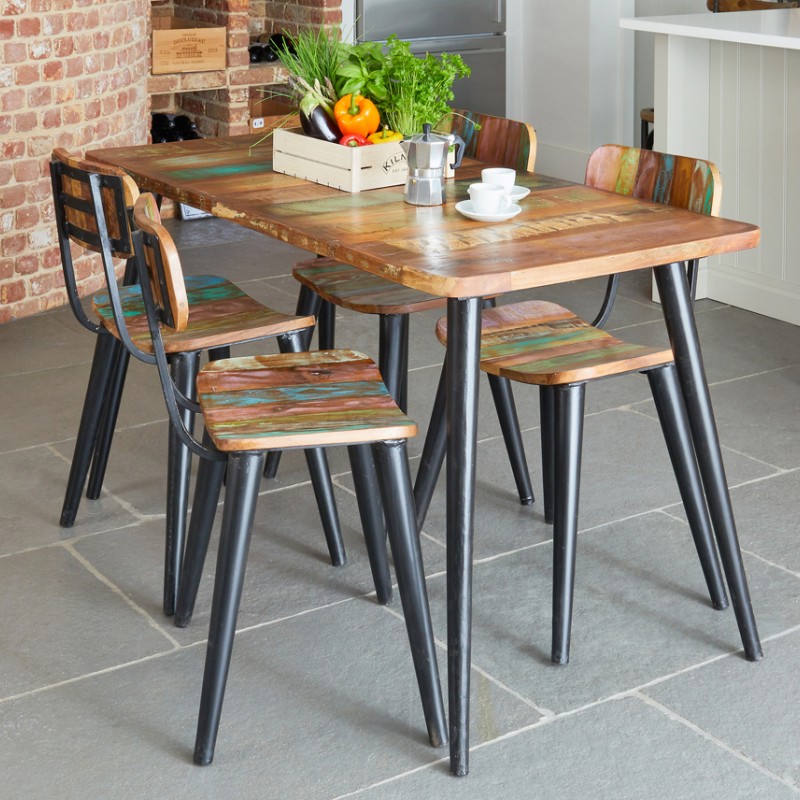 Coastal Chic Small Rectangular Dining Table