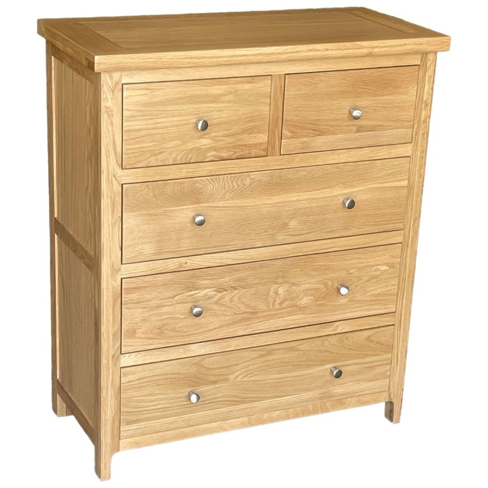 Como Oak 2 Over 3 Chest of Drawers