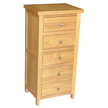 Como 5 Drawer Tall Chest of Drawers
