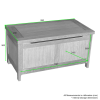 Como Oak Blanket Box