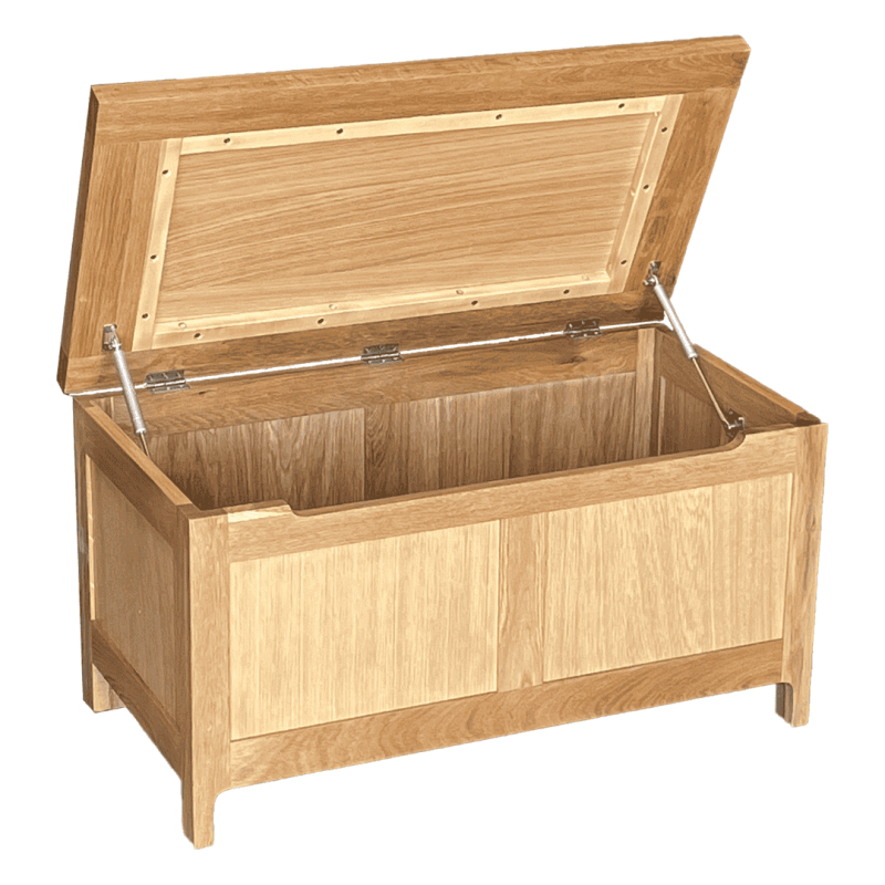 Como Oak Blanket Box