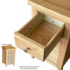 Como Narrow Bedside Cabinet