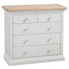 Cotswold Grey Painted 3 + 2 Chest of Drawers