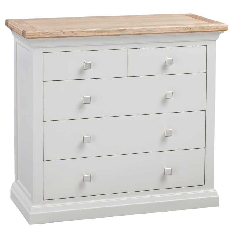 Cotswold Grey Painted 3 + 2 Chest of Drawers