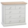Cotswold Grey Painted 3 + 2 Chest of Drawers