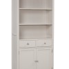 Cotswold Grey Painted 2 Door 2 Drawer Large Bookcase